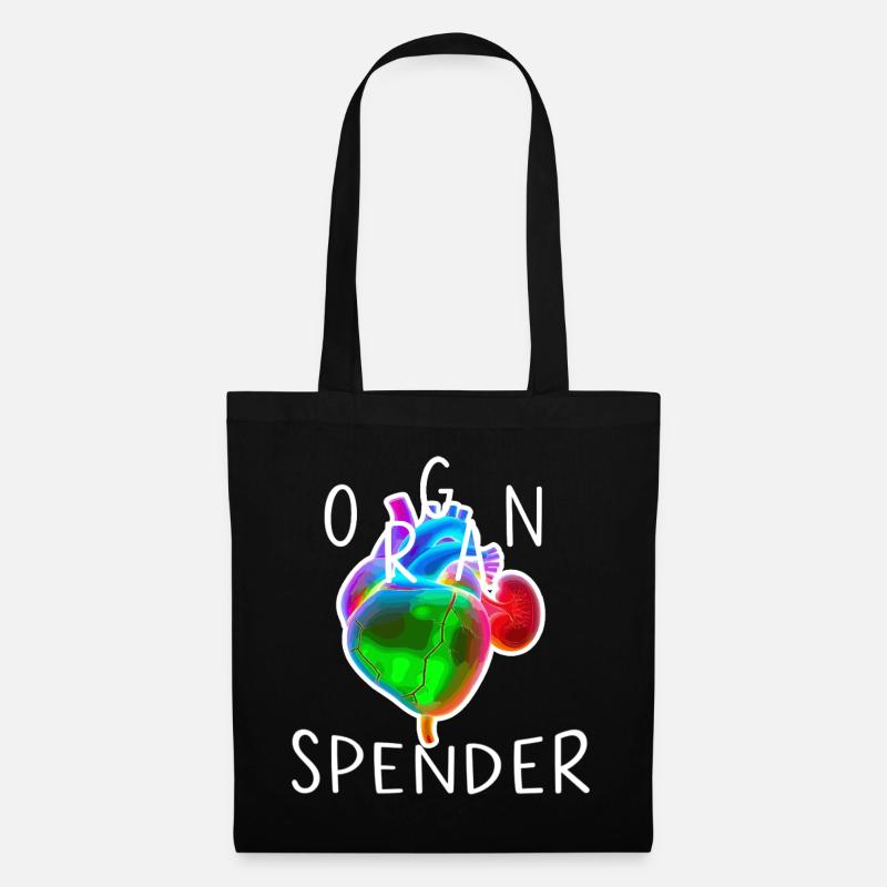 Organ Spender - Stoffbeutel - Schwarz