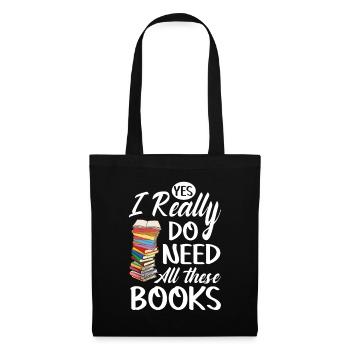 Written Shopaholite - Tote Bag - black - Front