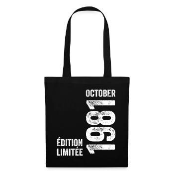 Legends October 1981 Vintage October 1981 Retro - Tote Bag - black - Front