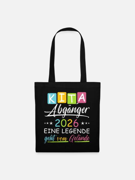 Kita Abgänger 2026 - Stoffbeutel - Schwarz