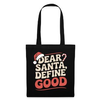 sarcastic Christmas design - Tote Bag - black - Front