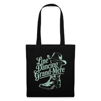 Line Dancing Grandma - Tote Bag - black - Front