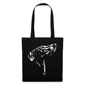 Azawakh Silhouette Greyhounds Greyhound Wilsigns - Tote Bag - black - Front