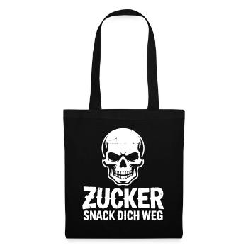 Sugar Skull Snack You Away - Tote Bag - black - Front