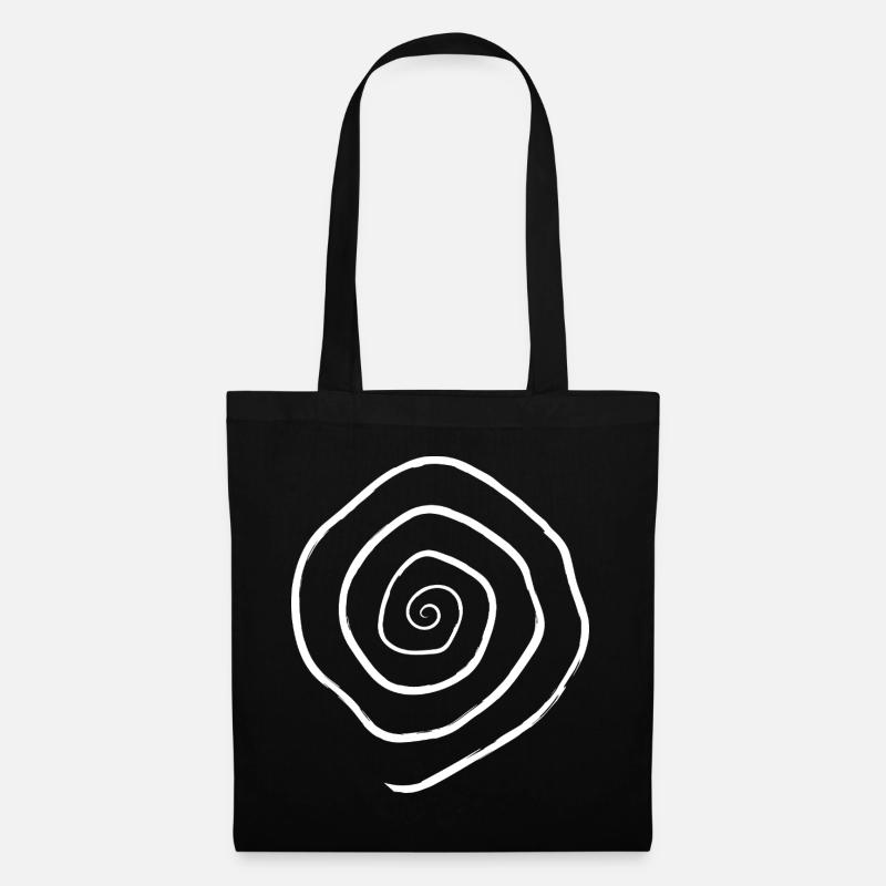 spiral - Tote Bag - black