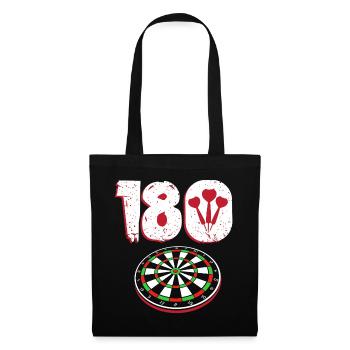 Dart Dartboard Dartpfeil - Stoffbeutel - Schwarz - Vorne