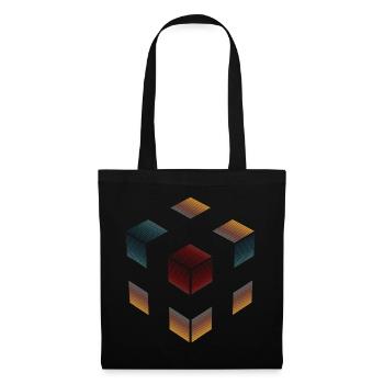 CUBE CROSSING - Stoffbeutel - Schwarz - Vorne
