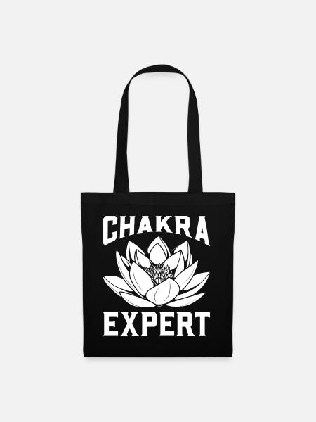 Chakra-Expertin - Stoffbeutel - Schwarz
