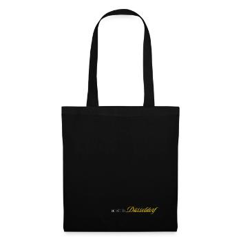 fabriqué à Düsseldorf - Sac en tissu - noir - Devant
