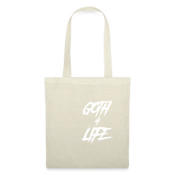 Goth Boy Clique Goth 4 Vie - Sac en tissu - nature - Devant