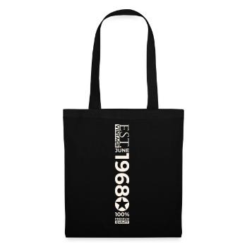 55th Birthday Man Original June Year 1968 - Tote Bag - black - Front