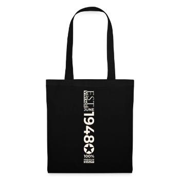 75th Birthday Man Original June Year 1948 - Tote Bag - black - Front