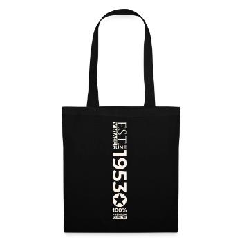 70th Birthday Man Original June Year 1953 - Tote Bag - black - Front