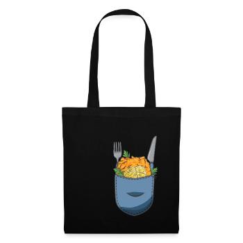 Schnitzel in your pocket - Tote Bag - black - Front