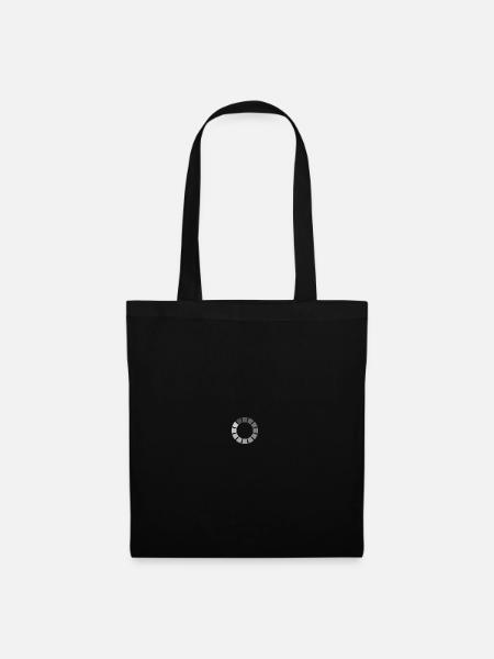 Charge symbol in gray - Tote Bag - black