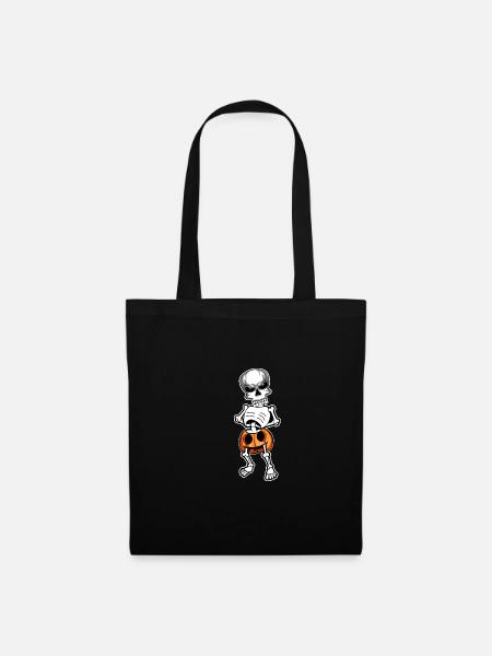 Lustiges Skelett Humorvolle Person Gift - Stoffbeutel - Schwarz