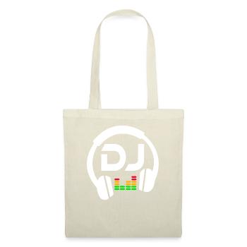 DJ Headphone - Stoffbeutel - Natur - Vorne