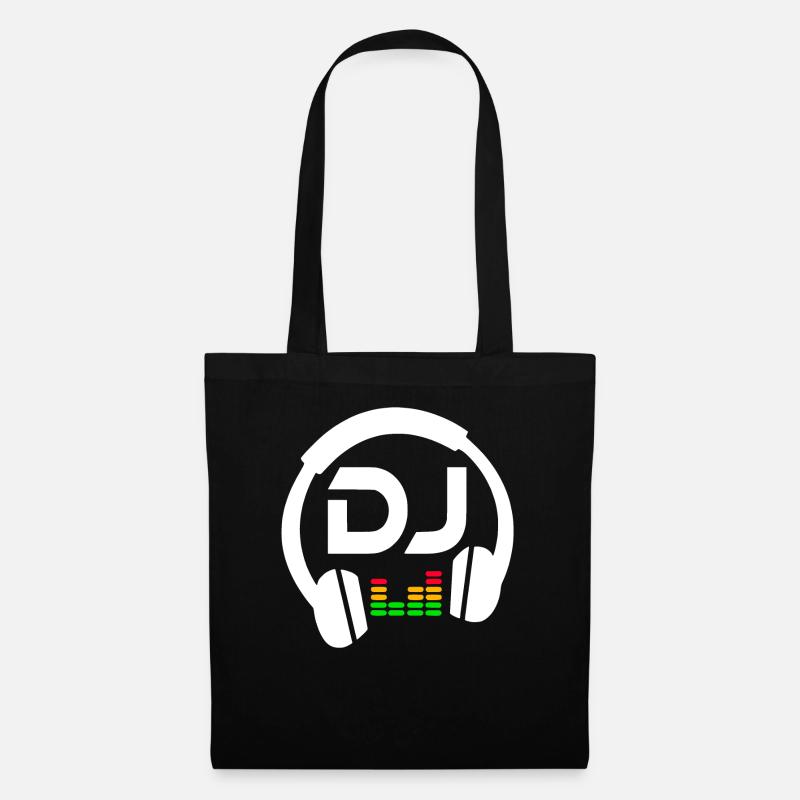 DJ Headphone - Stoffbeutel - Schwarz