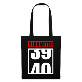 1979 40 Jahre 40. Geburtstag Party Geschenk - Stoffbeutel - Schwarz - Vorne