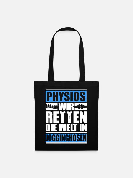 Physiotherapeut Physio Therapie - Stoffbeutel - Schwarz