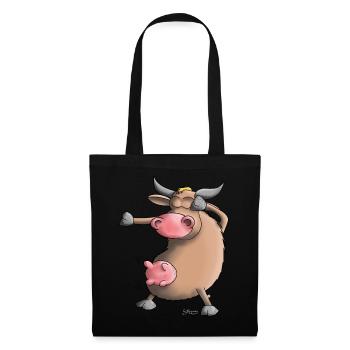 Funny Dab Dance - Cow - Dancing - Tote Bag - black - Front