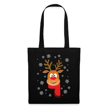 CHRISTMAS REINDEER - Tote Bag - black - Front