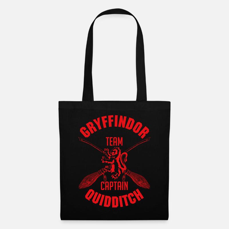 Harry Potter Gryffindor Team Captain Quidditch - Stoffbeutel - Schwarz