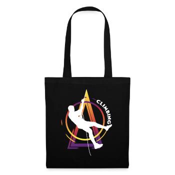 Climbing Climbing Climbers Mountains Climbing Wall - Tote Bag - black - Front
