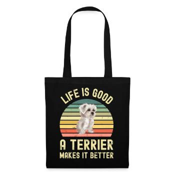 West Highland White Terrier - Tote Bag - black - Front