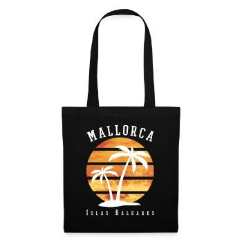 Mallorca Summer Sun Beach Sea Palms Party - Tote Bag - black - Front