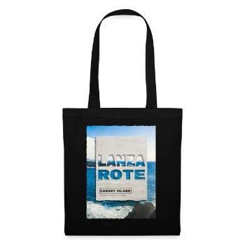 Lanzarote Sommer Sonne Strand Meer Palmen Urlaub - Stoffbeutel - Schwarz - Vorne