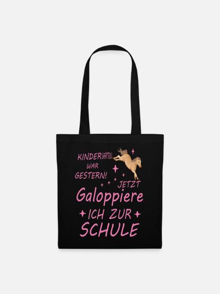 Kindergarten War Gestern - Stoffbeutel - Schwarz
