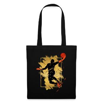 Basketball Basketball Player Dunking Gold Splash - Tote Bag - black - Front