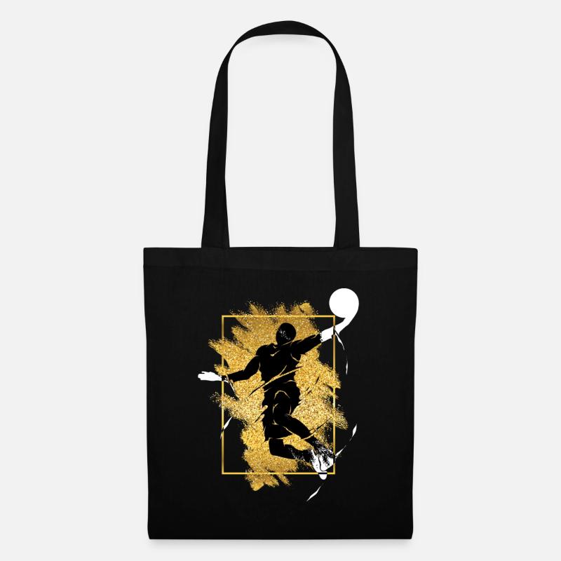 Basketteur Basketteur Dunking Gold Splash - Sac en tissu - noir