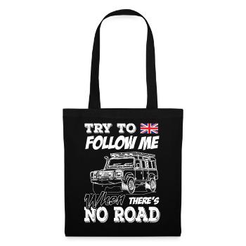 Landy essaie de me suivre quand il n’y a pas de route - Sac en tissu - noir - Devant