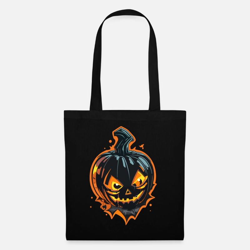 Gloomy pumpkin - Tote Bag - black