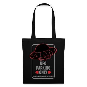 Ufo Parking Only | Colors changeable - Tote Bag - black - Front