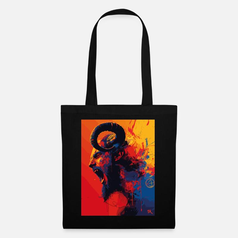 The Devil - Teufel colorful - Stoffbeutel - Schwarz