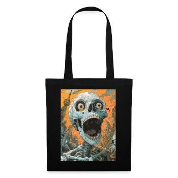 The Skull - Skull, Totenkopf, Teufel - Stoffbeutel - Schwarz - Vorne