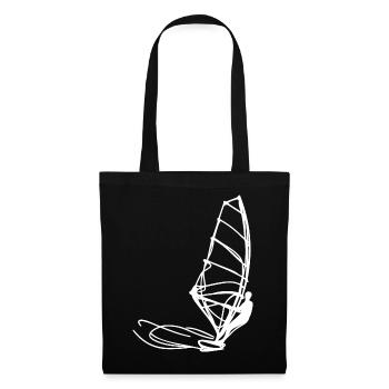 Windsurfer Drawing - Tote Bag - black - Front