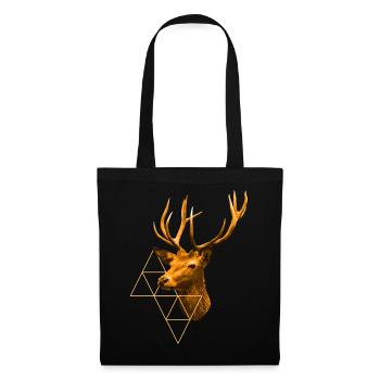 golden stag - Tote Bag - black - Front