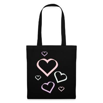 Cadeau pour la fête des mères : Idée de cadeau pour la fête des mères - Sac en tissu - noir - Devant