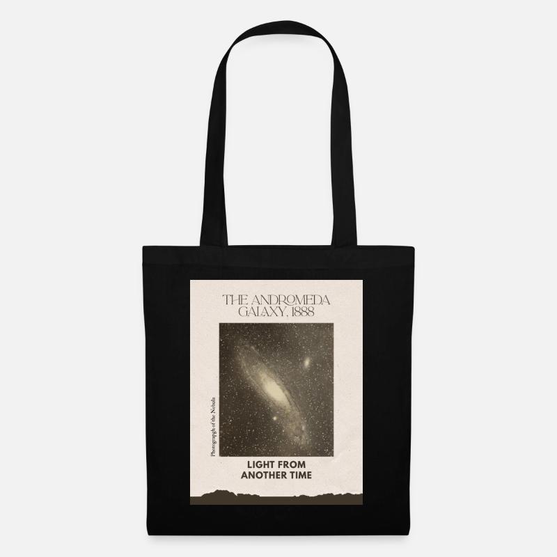 Andromeda Galaxy Vintage - Stoffbeutel - Schwarz
