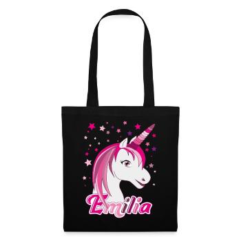 Emilia, maiden name, favorite name - Tote Bag - black - Front