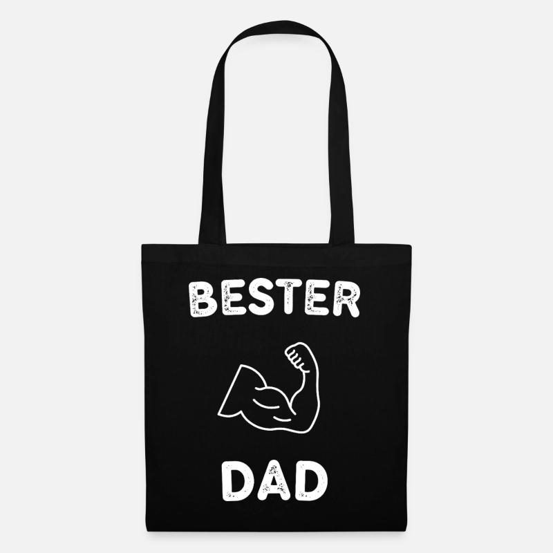 Bester Dad - Stoffbeutel - Schwarz