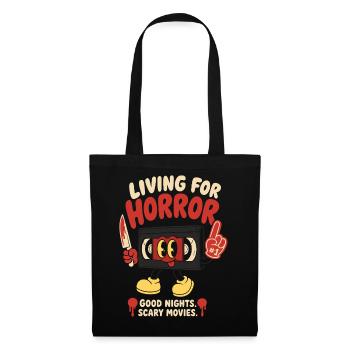 Living For Horror Movies - Tote Bag - black - Front