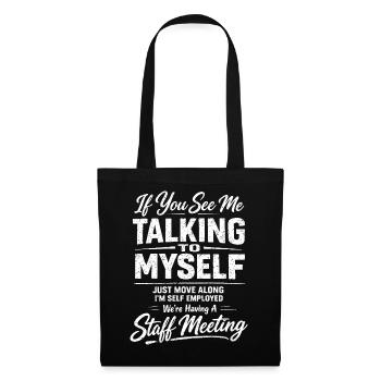 Humour Freelance Réunion | Drôle Auto-Entrepreneur - Sac en tissu - noir - Devant