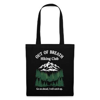 Out of Breath Hiking Club  - Tote Bag - black - Front