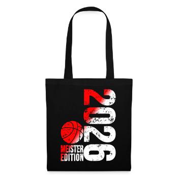 Basketball Master Shirt 2026, red white - Tote Bag - black - Front