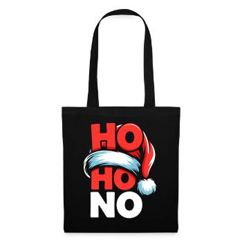 Ho Ho No Design - Stoffbeutel - Schwarz - Vorne